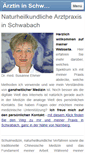 Mobile Screenshot of naturarzt-praxis.de